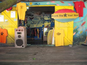 La seule boutique de surf de la côte ghanéenne.
